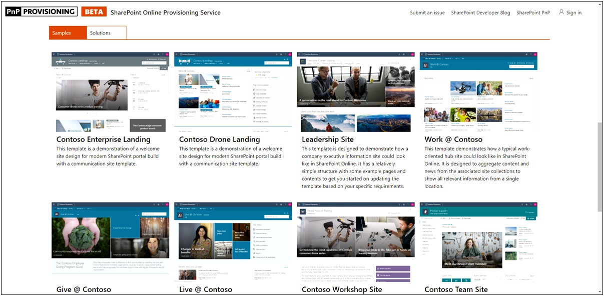 Free Sharepoint Templates For Office 365