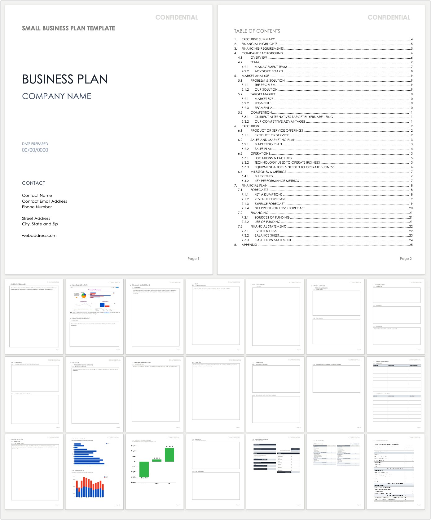 Free Simple Business Plan Template Word