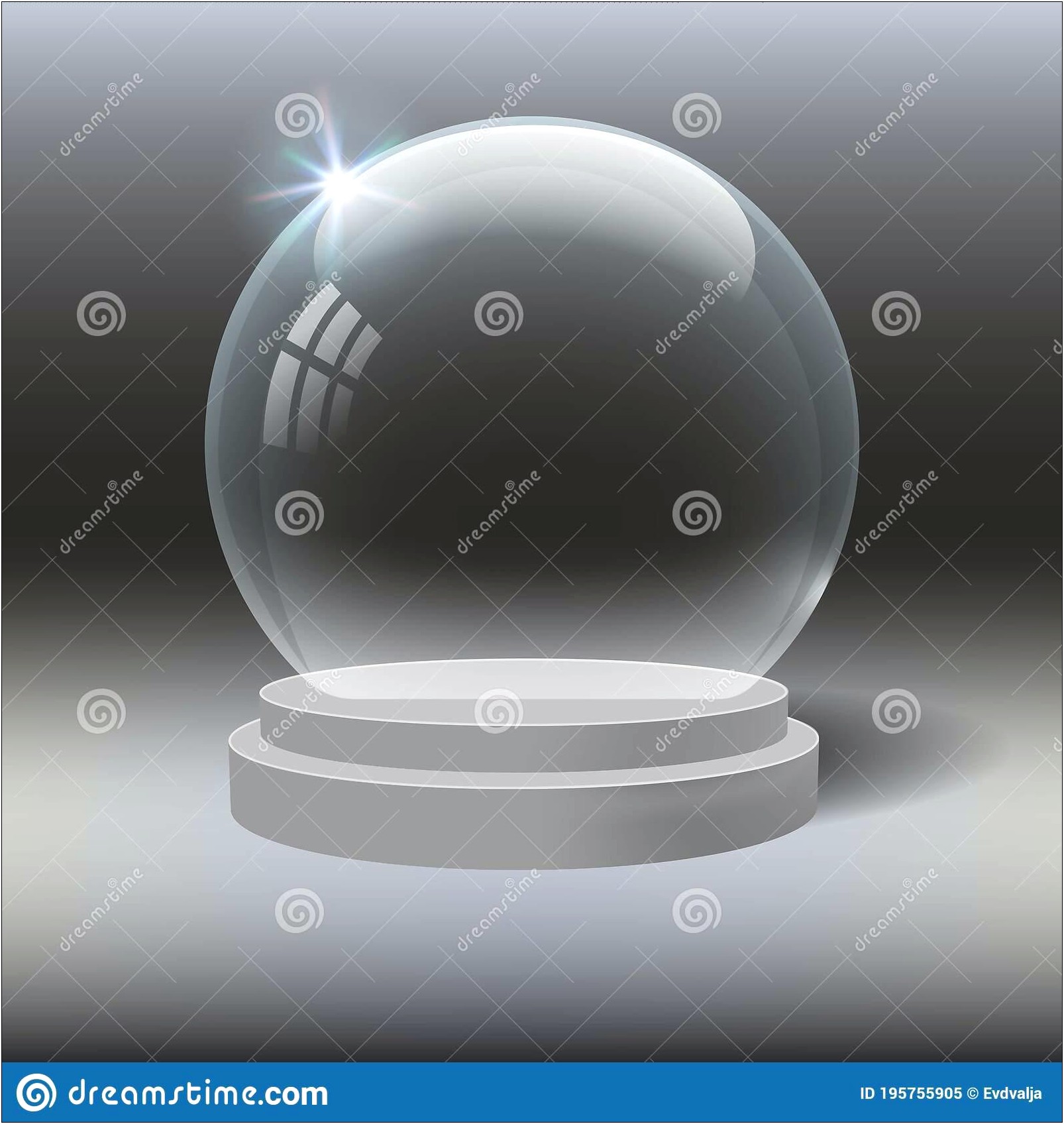 Free Snow Globe Template Mock Up For Photos