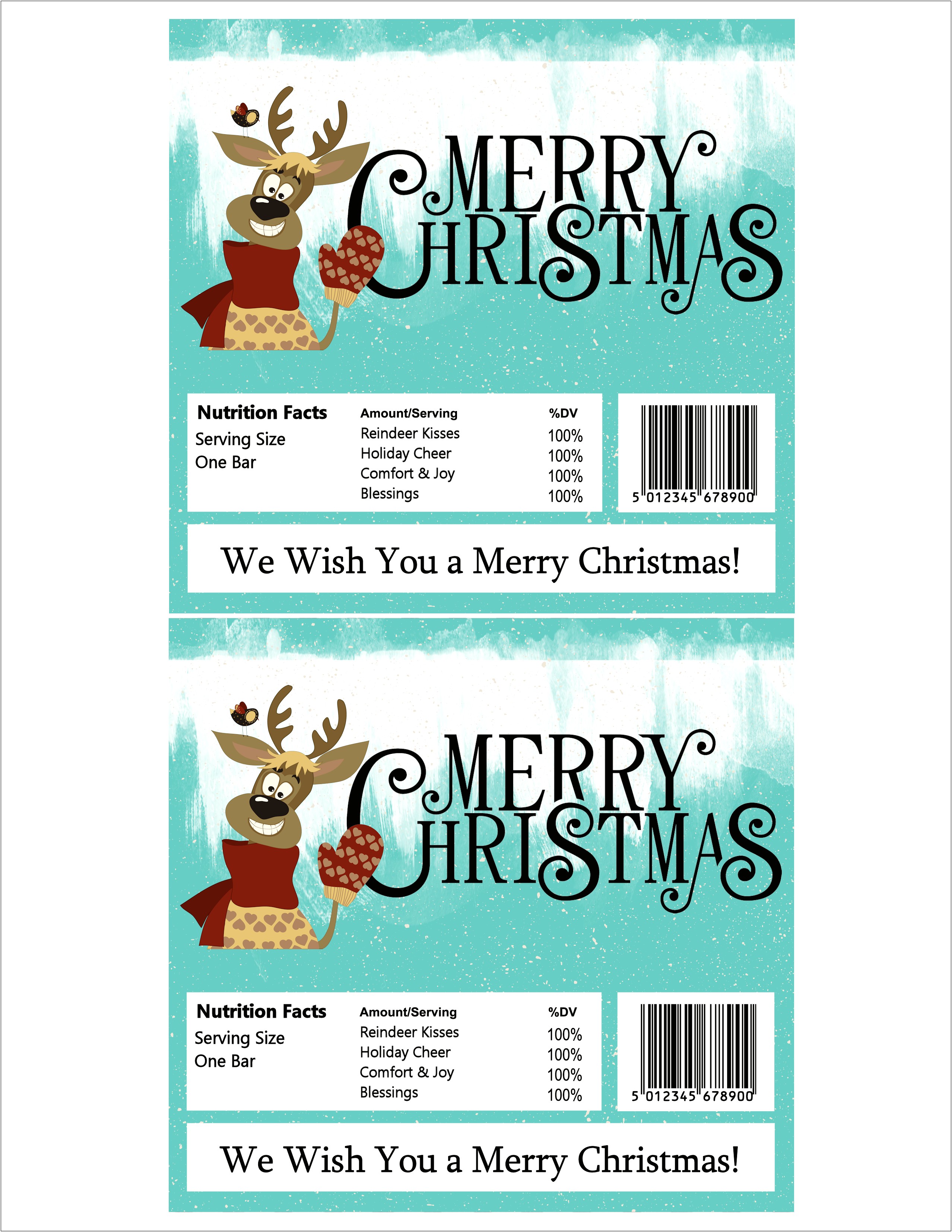 Free Snowman Candy Bar Wrapper Template For Word