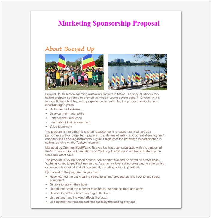 Free Sponsorship Proposal Template Trackid Sp 006