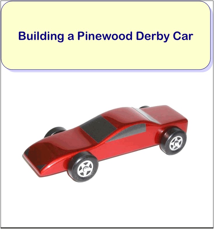 Free Star Wars Pinewood Derby Car Templates