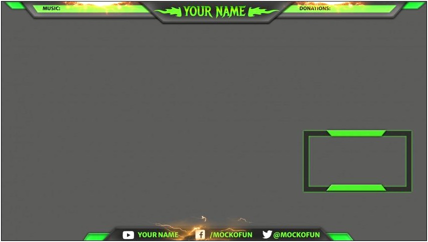 Free Stream Overlay Template For Obs
