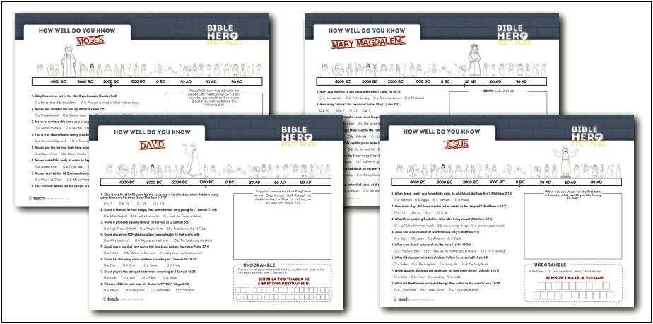 Free Sunday School Student Information Sheet Template