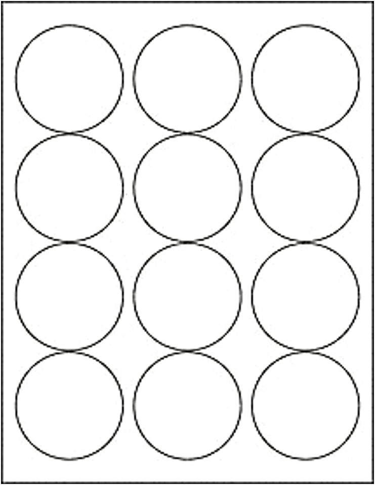 Free Template For 2 1 2 Round Labels