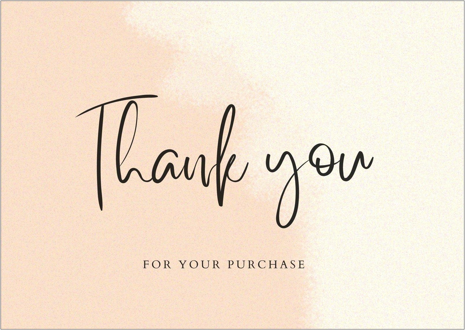 Free Template For A Small Thank You Card