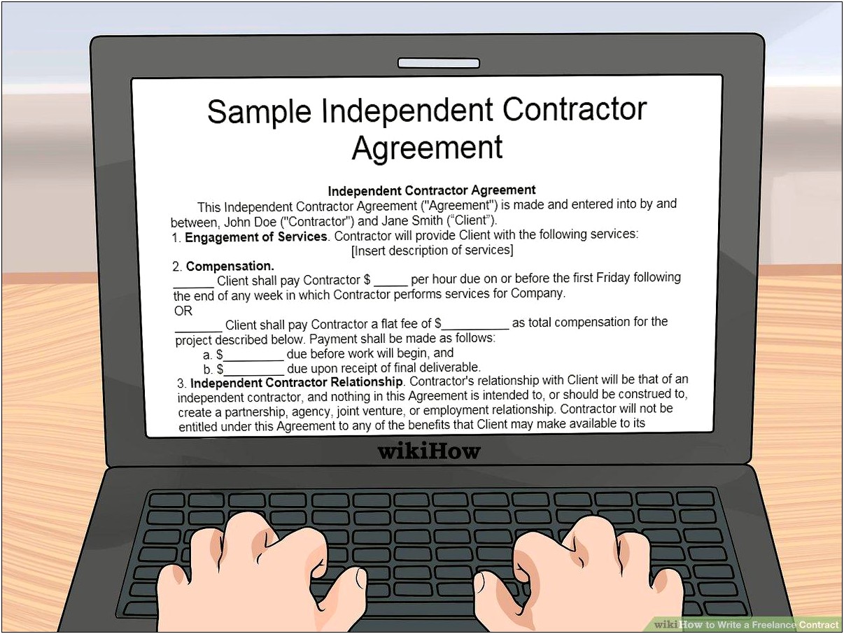 Free Template For Contract With Freelance Writer