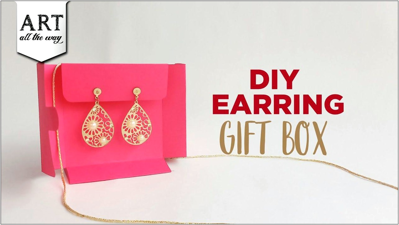 Free Template For Gift Box For Handmade Jewelry