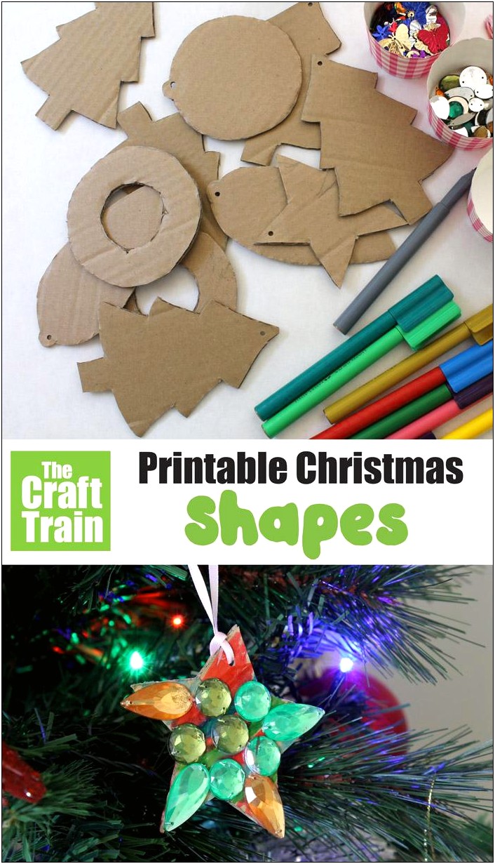 Free Template For Making Favorite College Ornaments