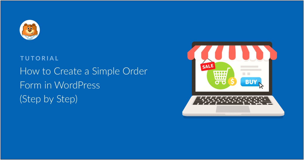 Free Template For Online Shopping Order Form