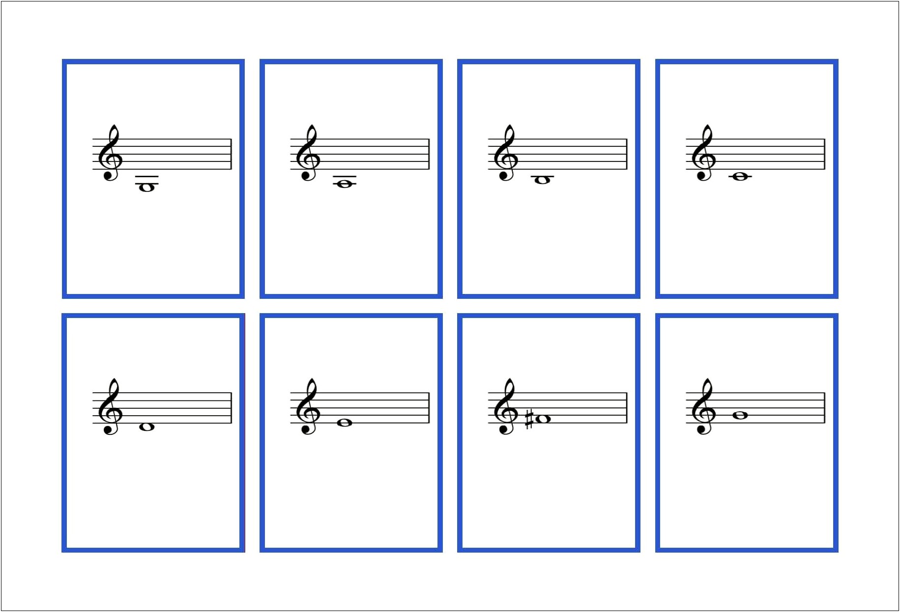 Free Template Note Cards Vertical 4 Blank
