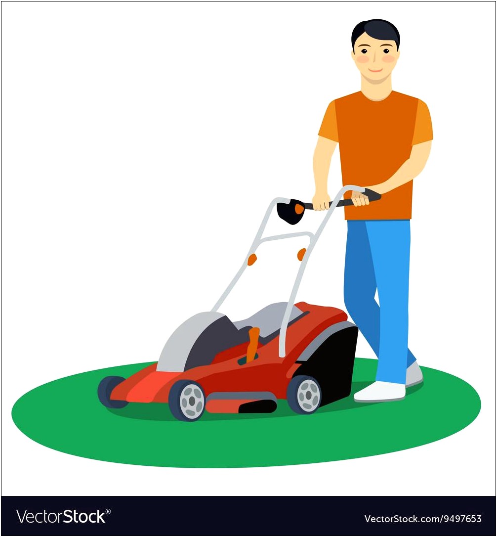 Free Template Of Riding Lawn Mower Cutting Grass