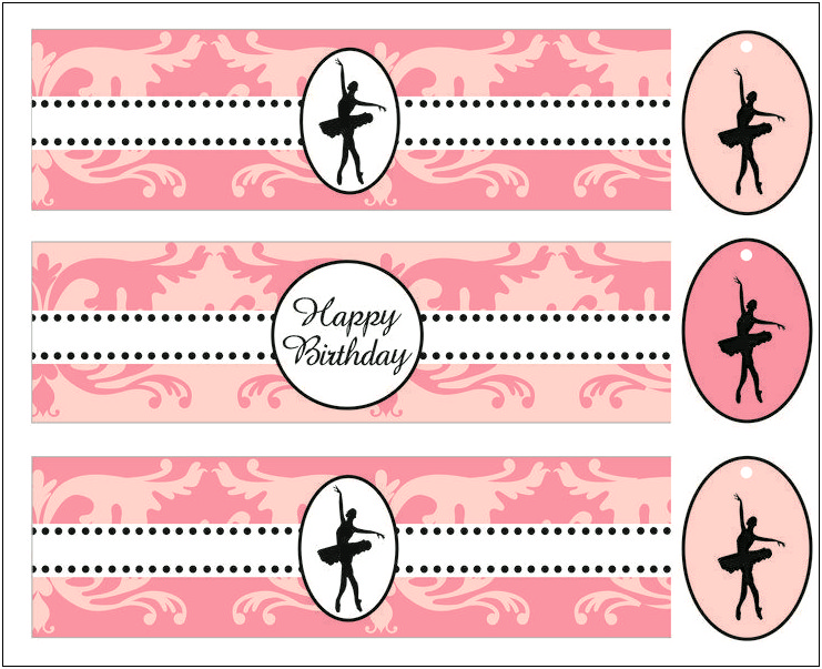Free Templates For Birthday Water Bottle Labels