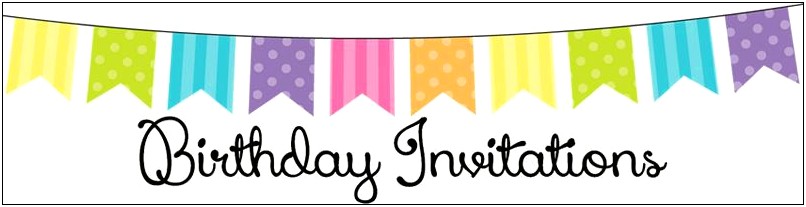 Free Templates For Children's Party Invitations