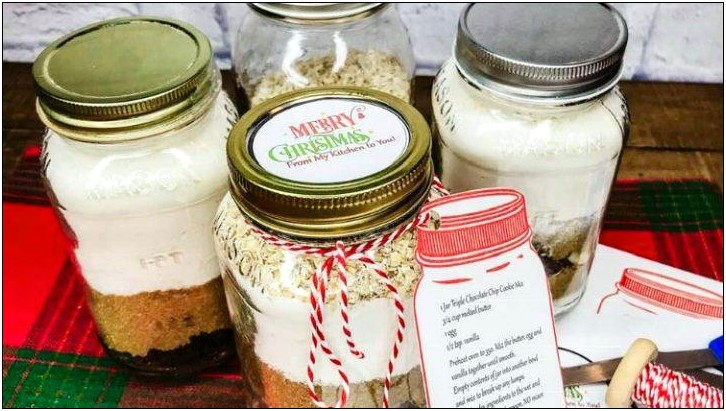 Free Templates For Christmas Recipe Mason Jar Tags