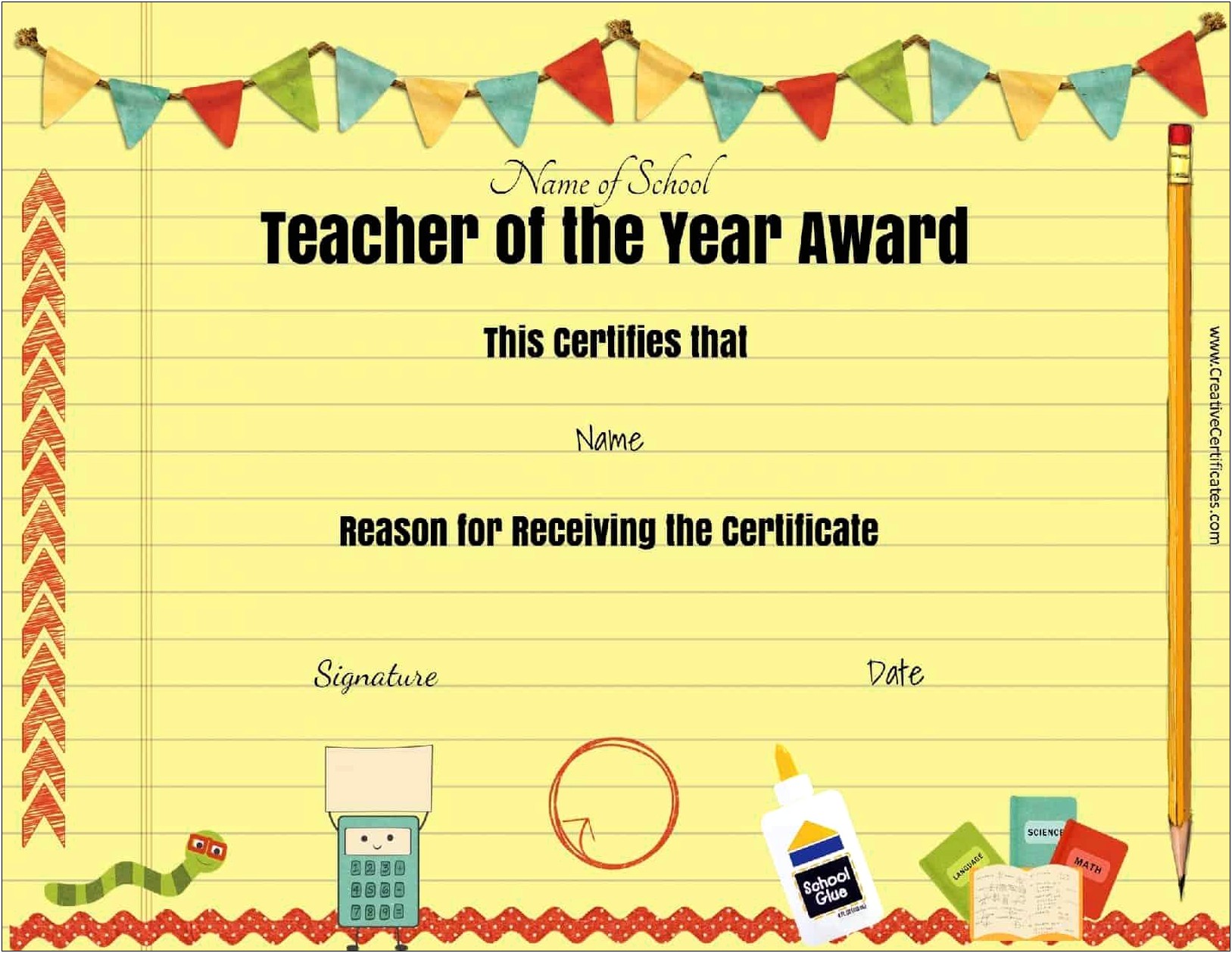 Free Templates For Science Certificates Of Recognition