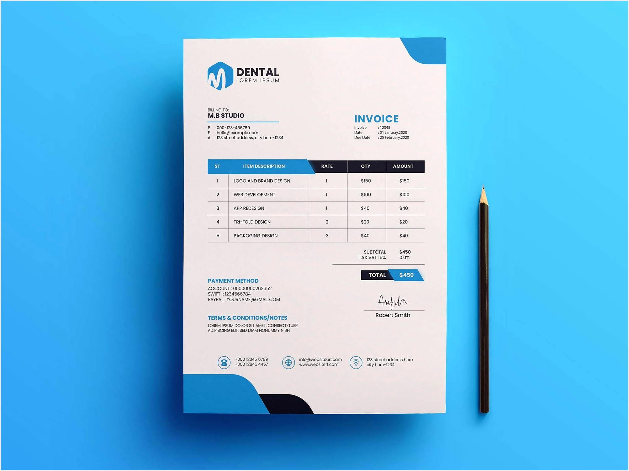 Free Templates For Small Business Invoices With Pictlures