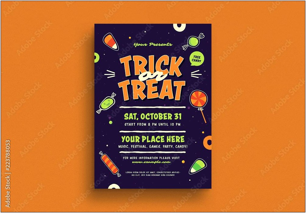 Free Templates For Trunk Or Treat Flyers