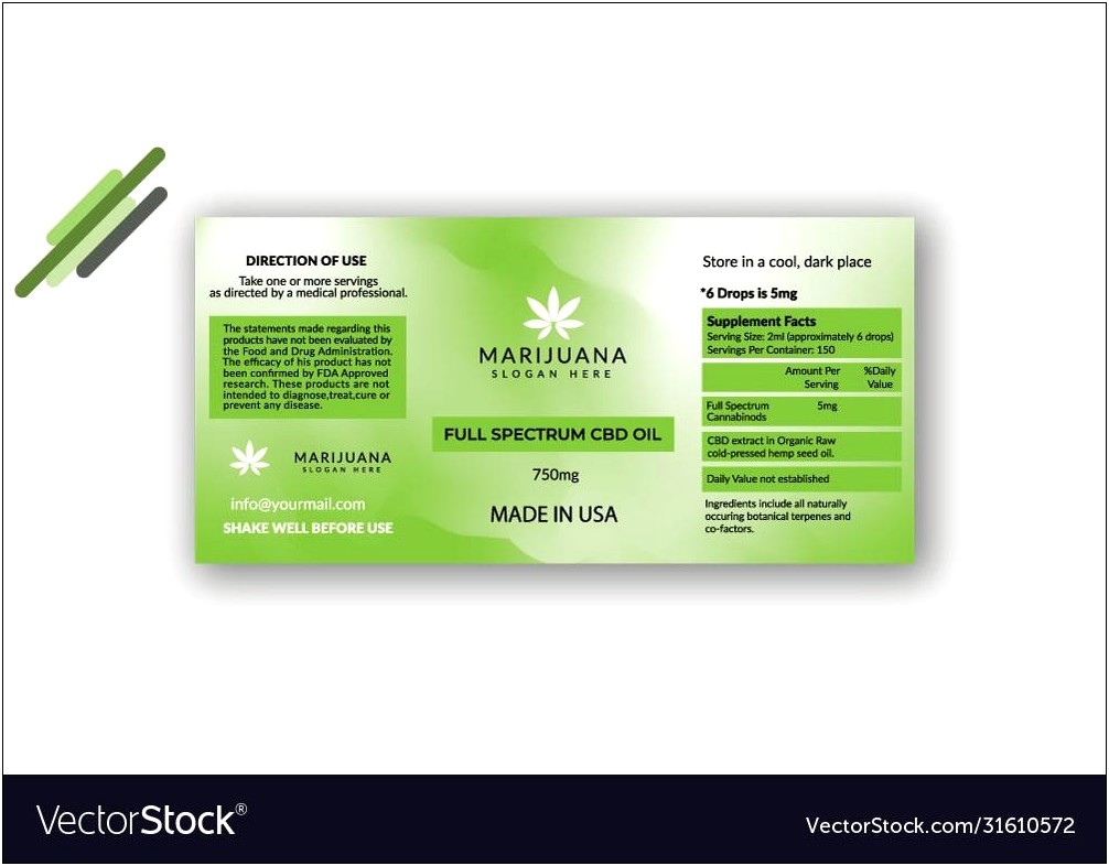 Free Templates Product Label Design For Cannabis
