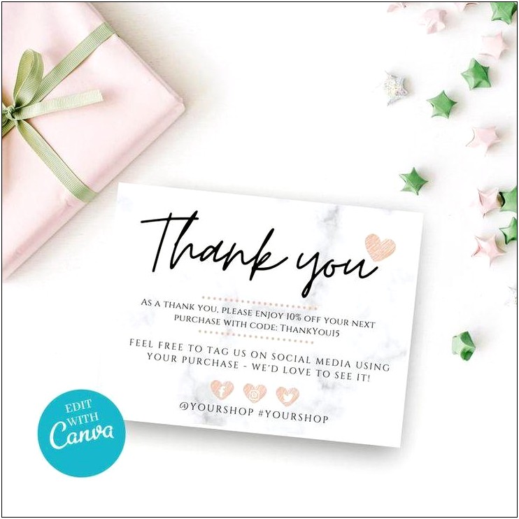 Free Thank You Card Template Insert Photo