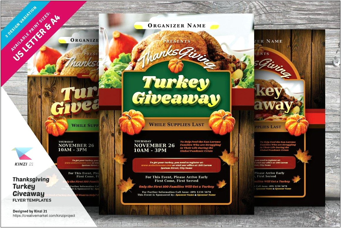Free Thanksgiving Church Flyer Templates For Word