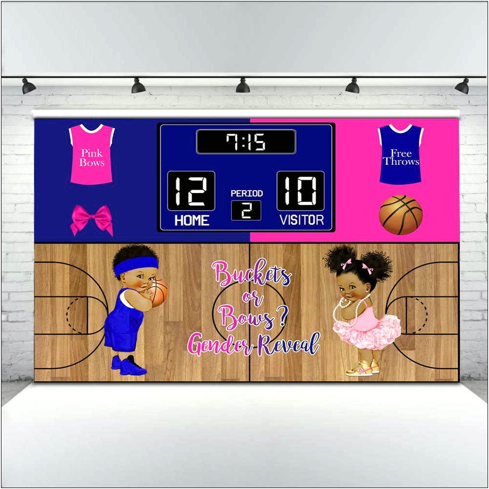 Free Throws Or Pink Bows Template