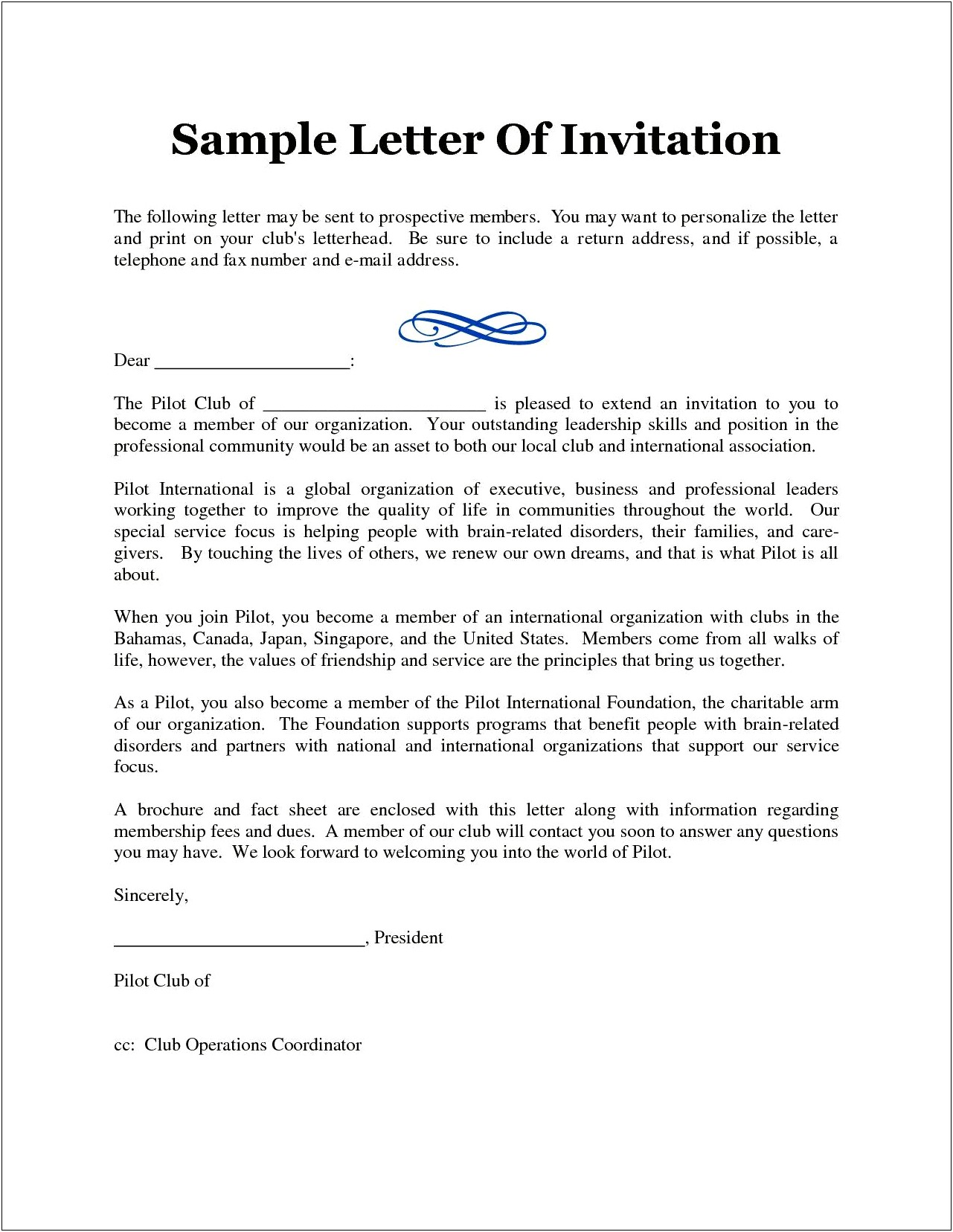 Free Time To Renew Membership Letter Template