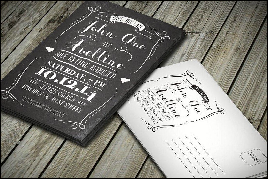 Free To Use Save The Date Template