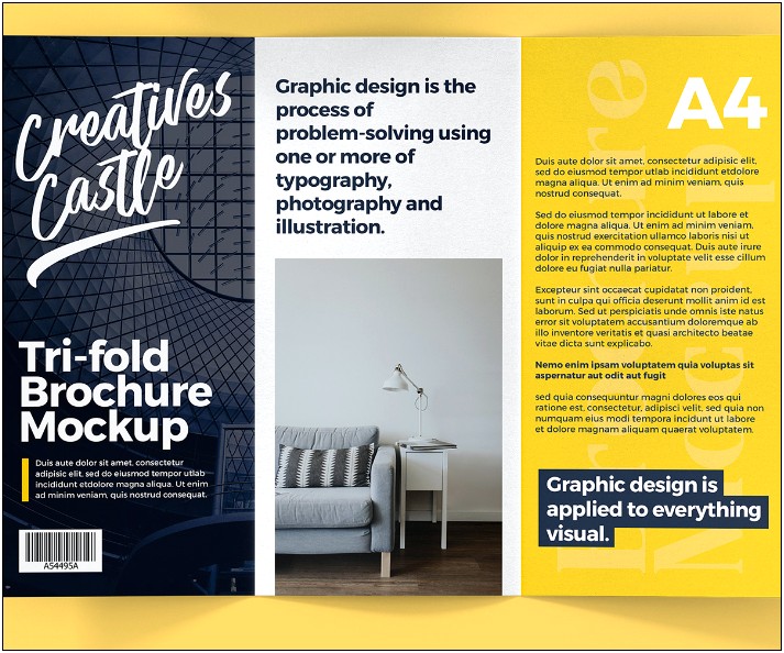 Free Tri Fold Brochure Photoshop Template For Photographer