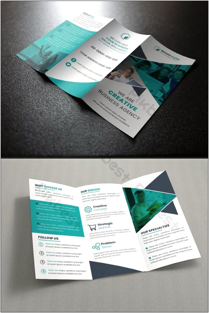 Free Tri Fold Brochure Template Adobe Illustrator