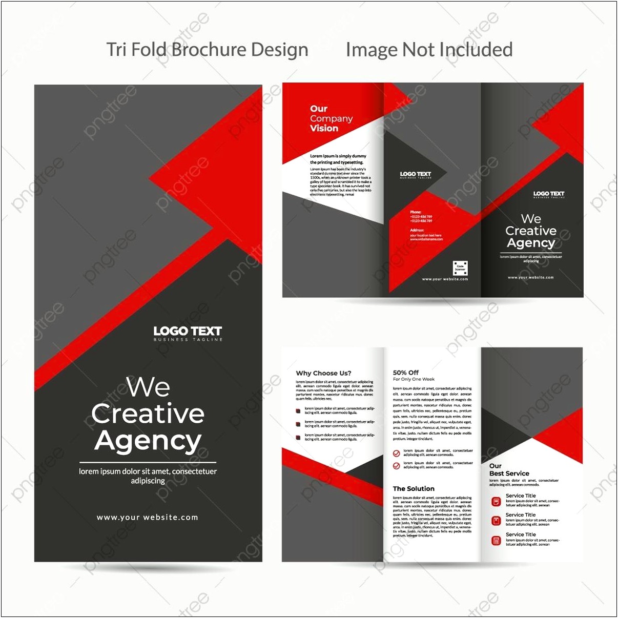 Free Tri Fold Brochure Templates For Powerpoint