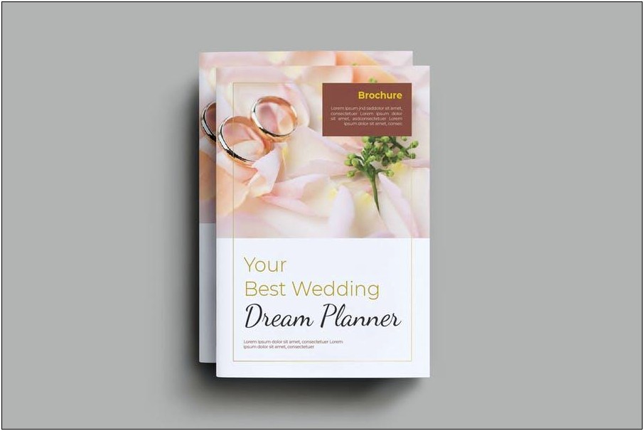 Free Tri Fold Wedding Brochure Templates
