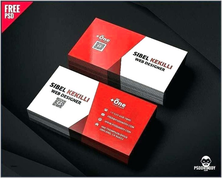 Free Two Sided Business Card Template