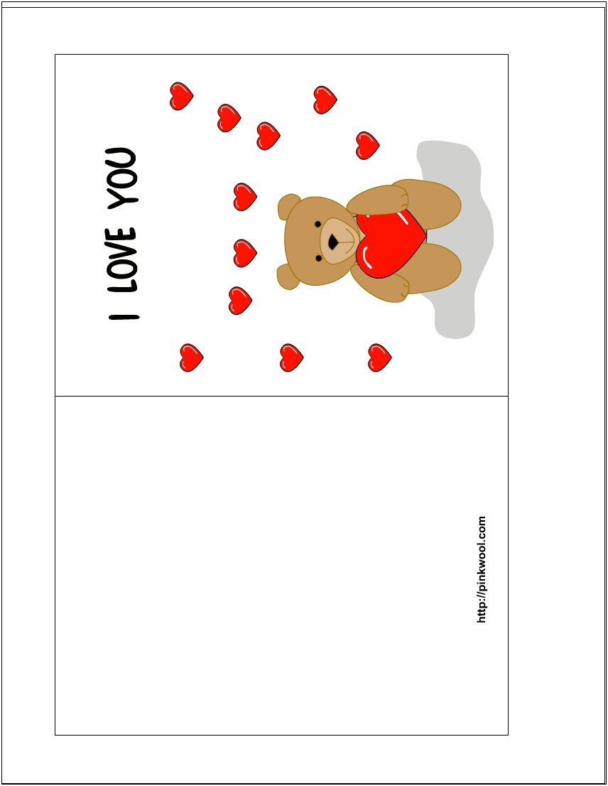 Free Valentine's Day Cards Templates For Kids