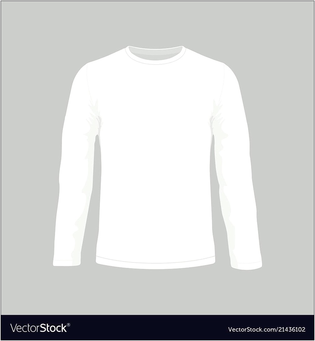 Free Vector Long Sleeve Shirt Template