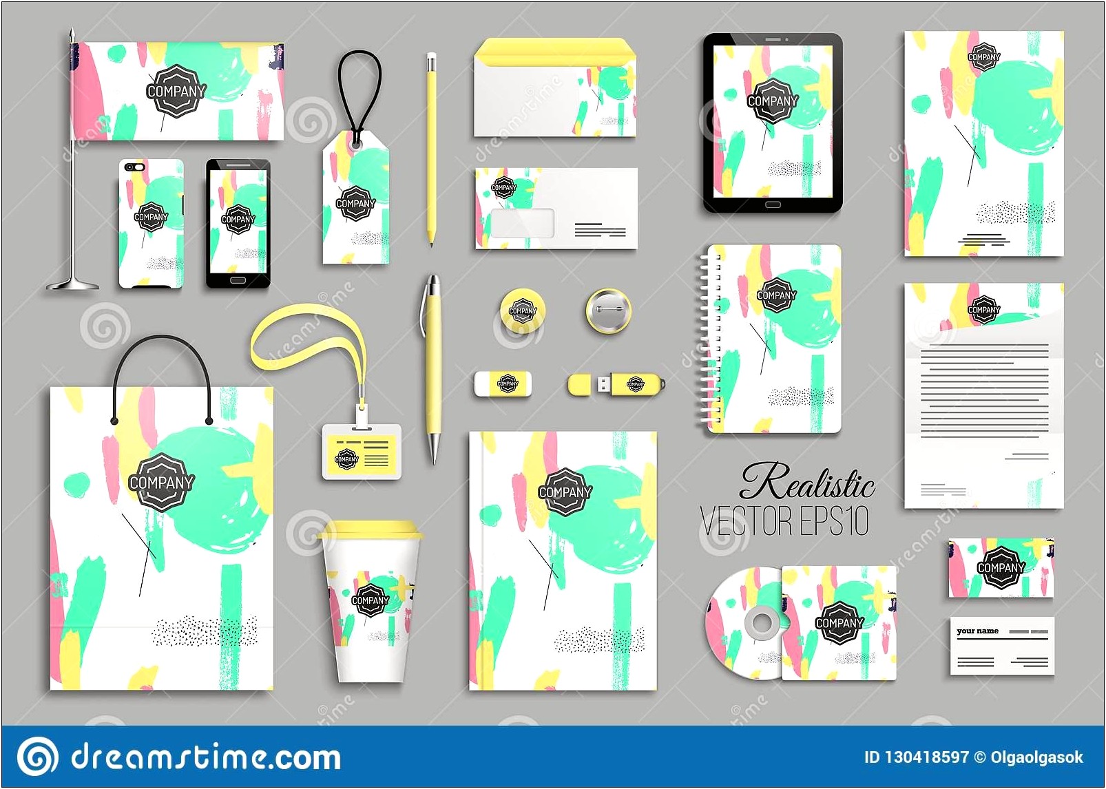 Free Vector Set Of Corporate Identity Templates