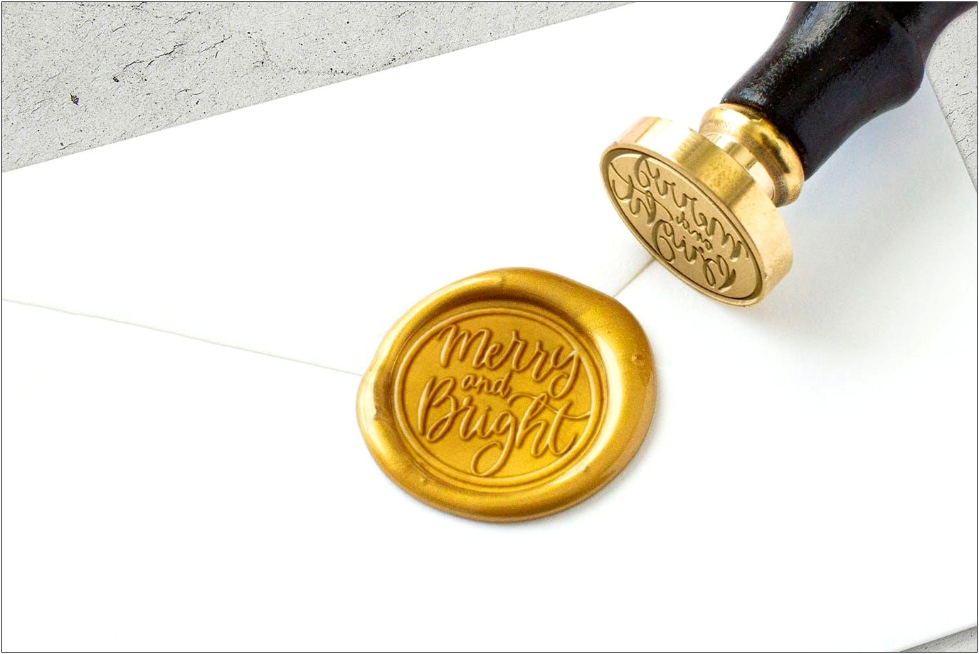 Free Wax Stamp Logo Mock Up Template