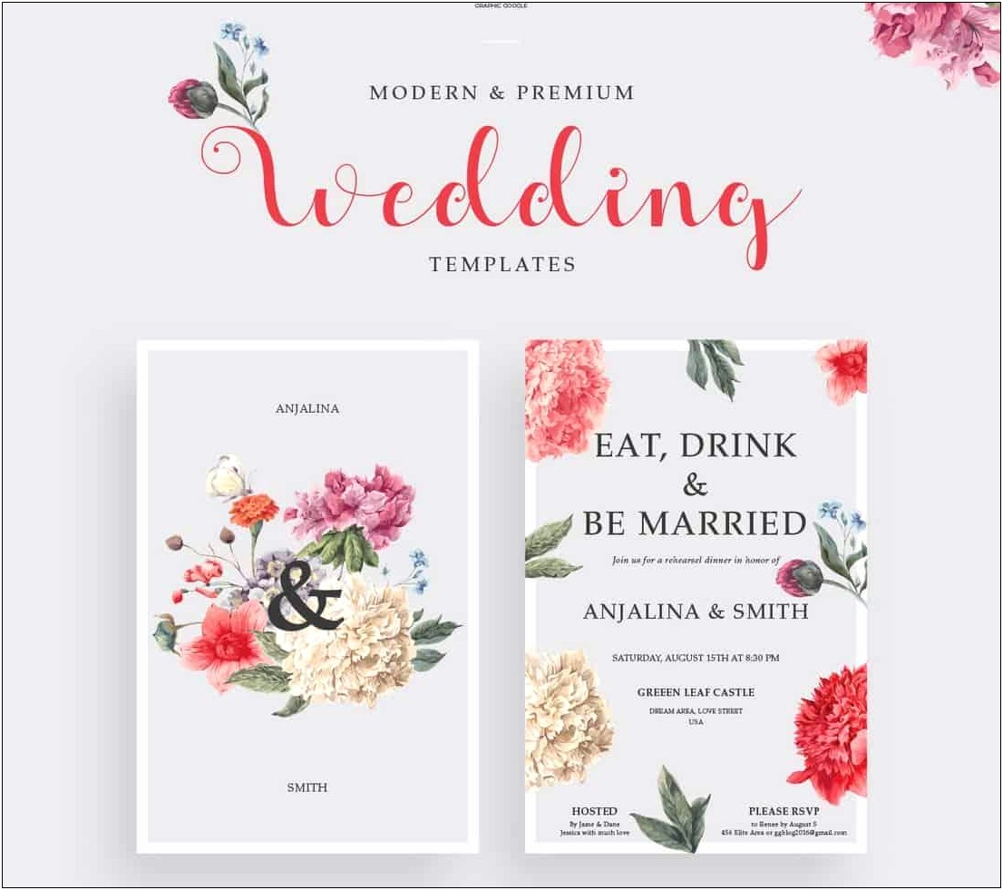 Free Wedding Invitation Templates For Microsoft Publisher