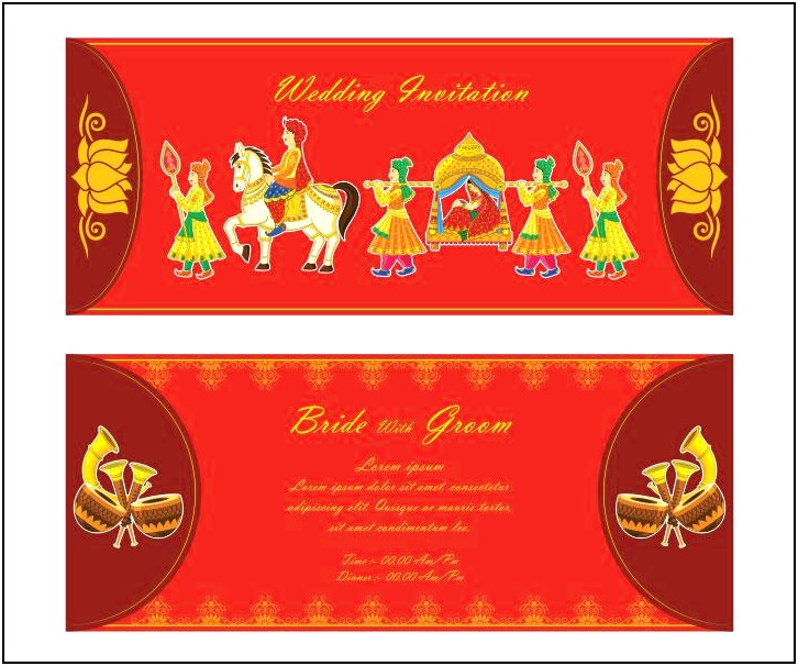Free Wedding Invitation Templates For Word Indian