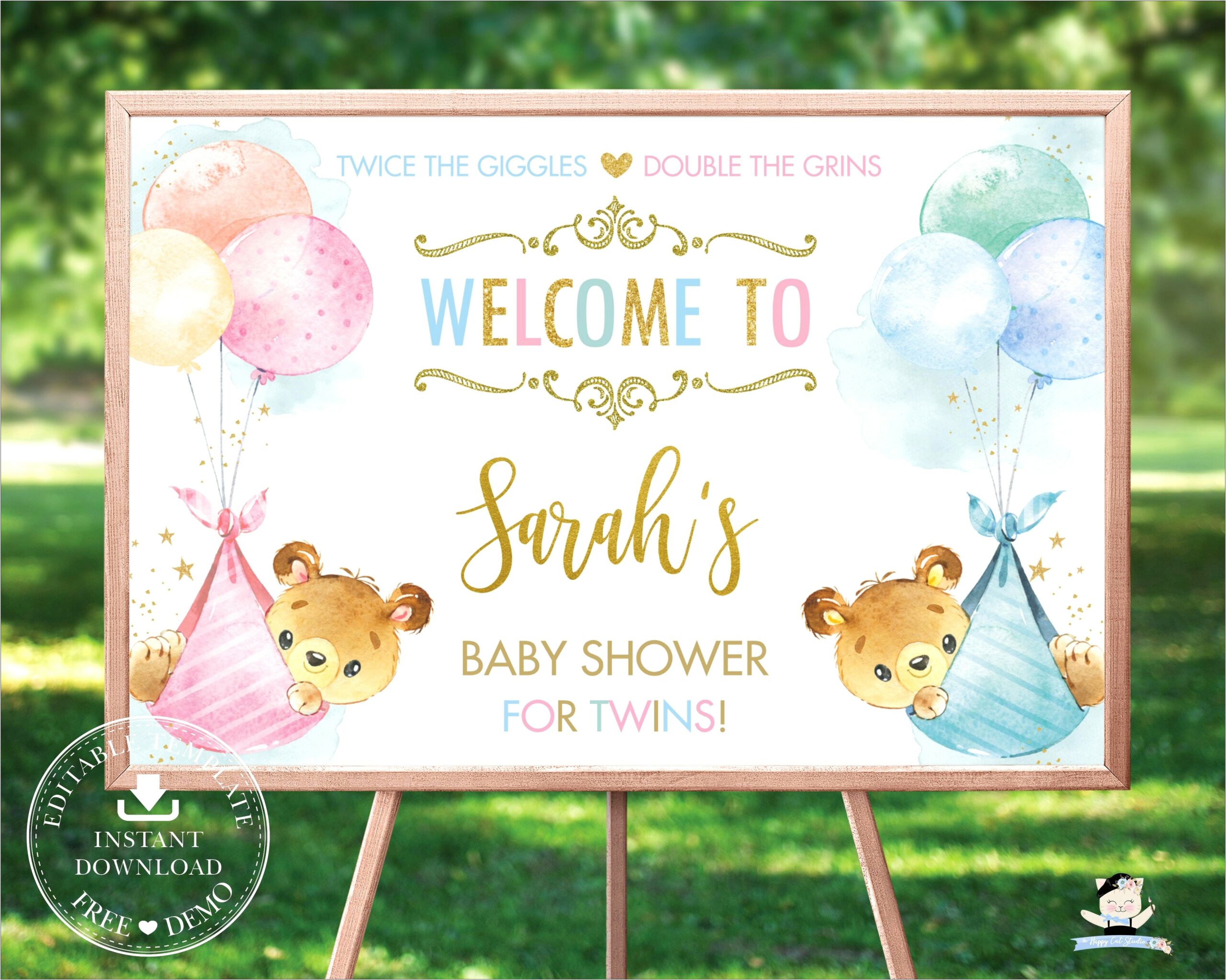 Free Welcome To Baby Shower Sign Template