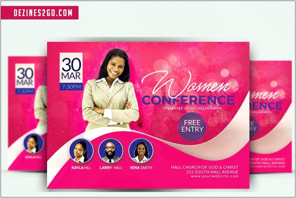 Free Women's Conference Flyer Templates