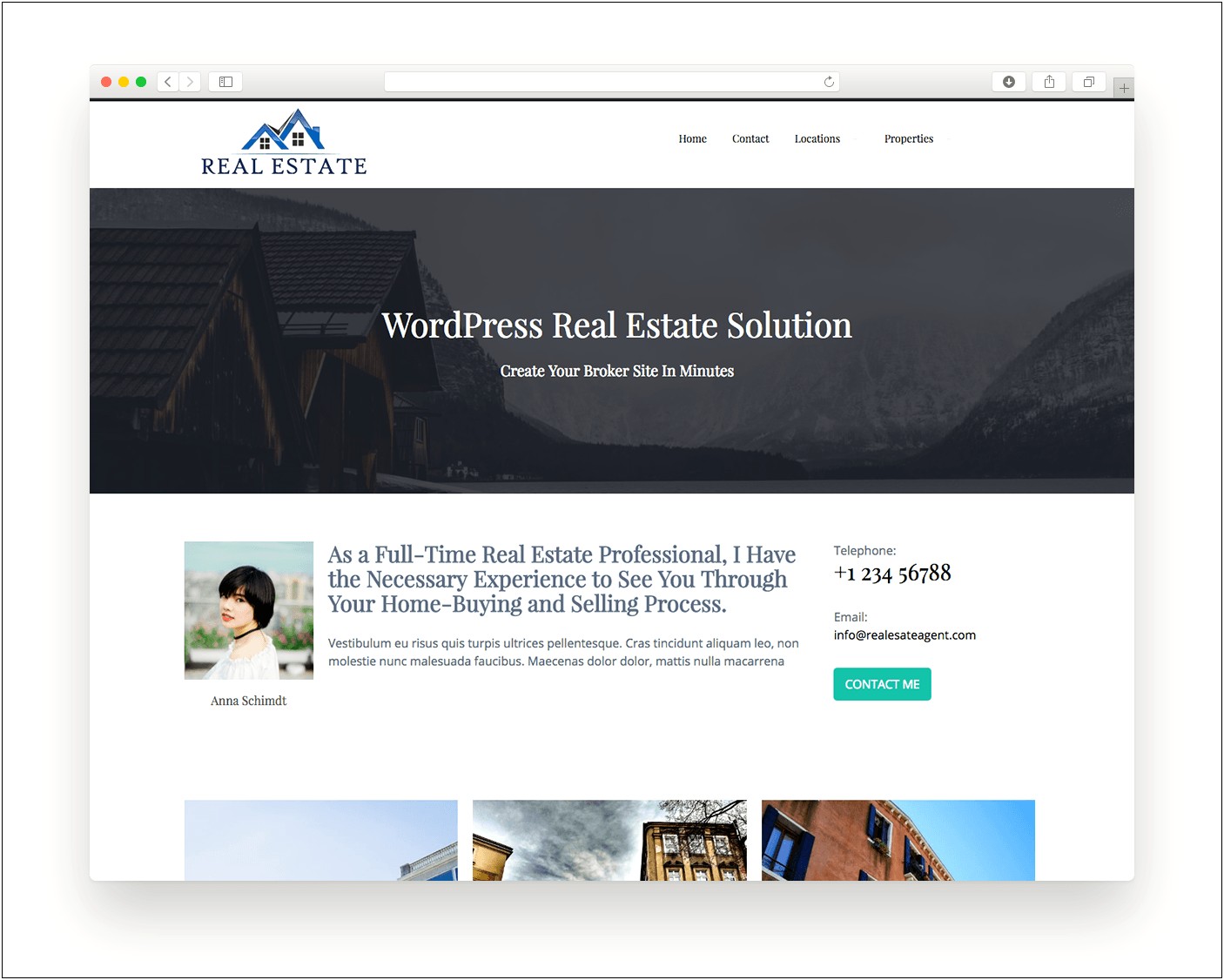 Free Wordpress Templates For Real Estate Agents