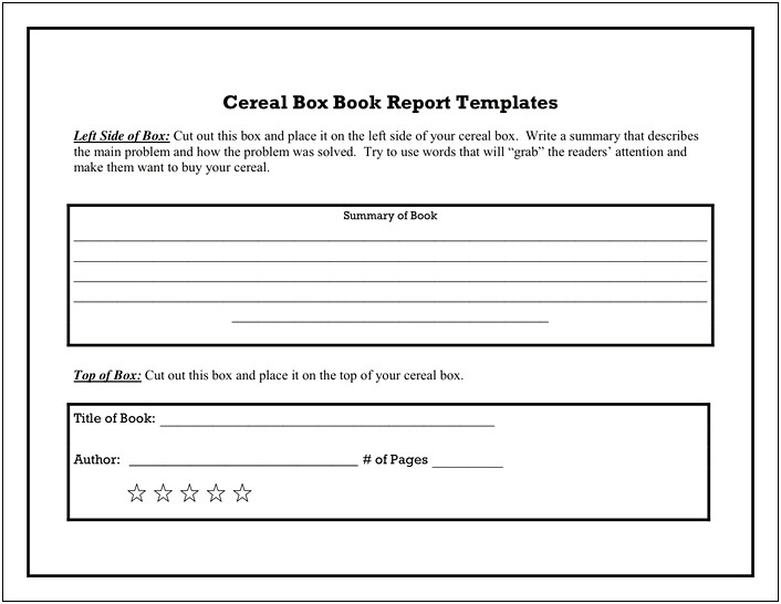 Free Writing Template With Picture Box