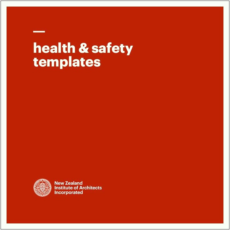 Free Written Health And Safety Policy Template