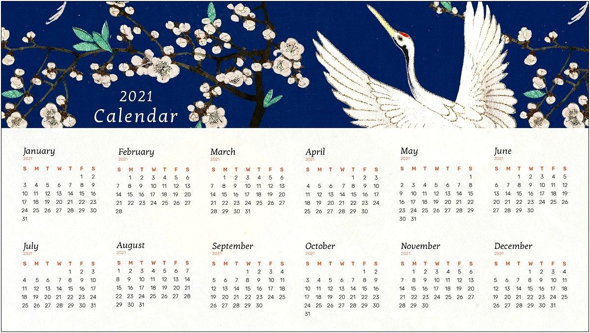 Free Year In View 2018 Calendar Template