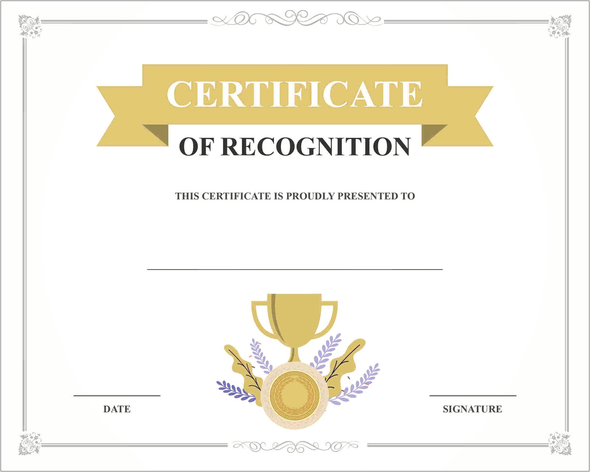 Free Years Of Service Award Certificate Templates
