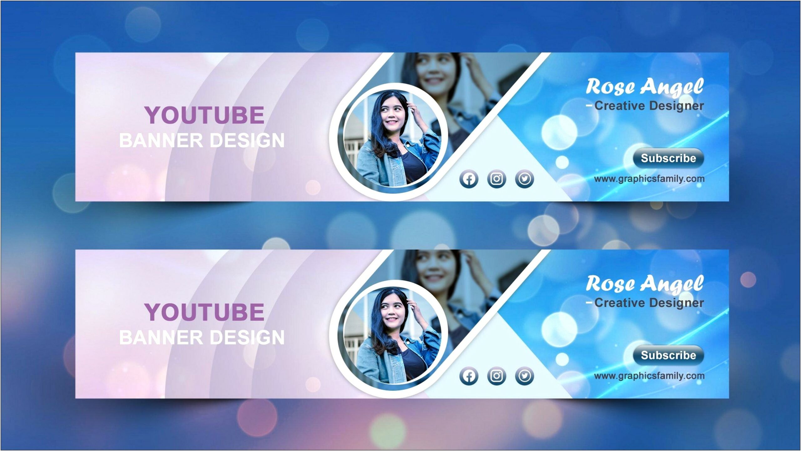 Free Youtube Channel Art Template Psd