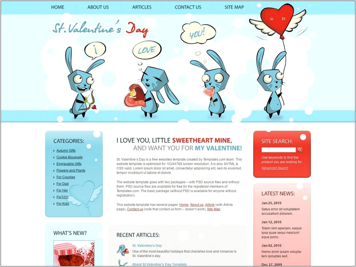 Freee Valentine's Day Templates Free Kids