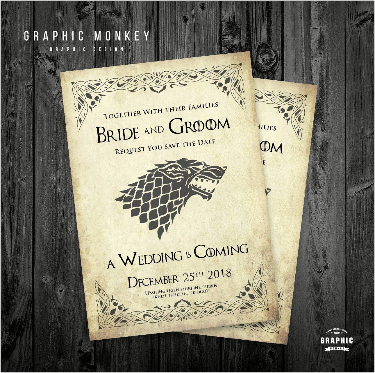 Game Of Thrones Wedding Invitation Template Free Download