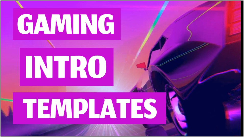 Gaming Intro Templates Free Download After Effects